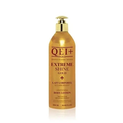QEI+ Paris Extreme Shine Gold Lightening Body Lotion 500ml Konga