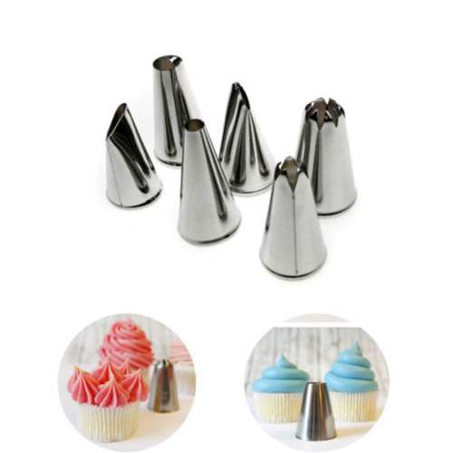 Icing Piping Tips 6 Pieces Konga Online Shopping