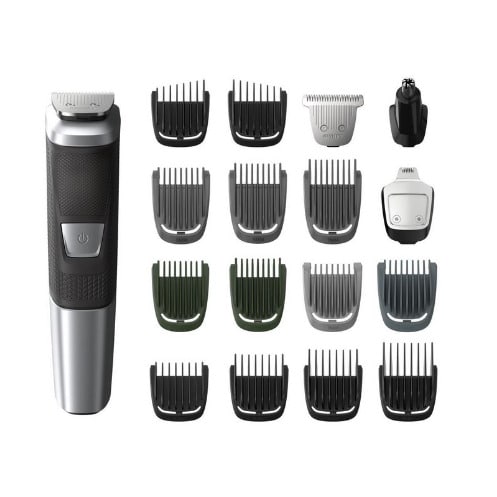 Norelco Multigroom 18 Attachments With Nose Trimmer.