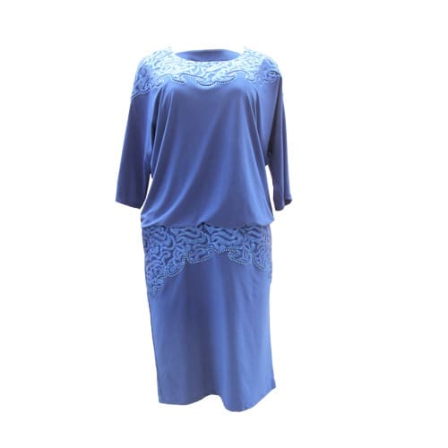 ladies royal blue dress