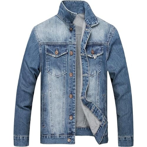 Ripped Slim Denim Jacket With Holes 1 | Konga Online Shopping