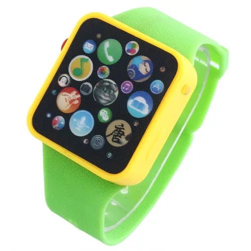 Kids Early Education 3D Touch Screen Smart Watch Green Konga