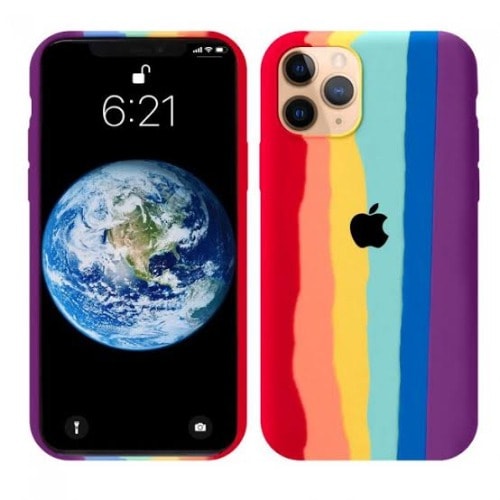 Exclusive Back Case For Iphone 12 Pro Max Rainbow Color Konga Online Shopping