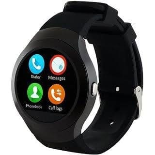 Y1 Smartwatch With Sim Card Memory Card Slot Black Konga