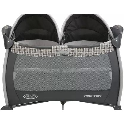 Twin bassinet cheap pack and play