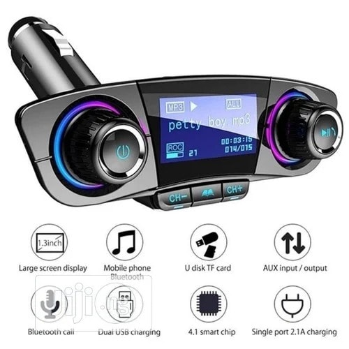 Bluetooth Car Kit Handsfree With Fm Transmitter Bt06 Konga Online Shopping