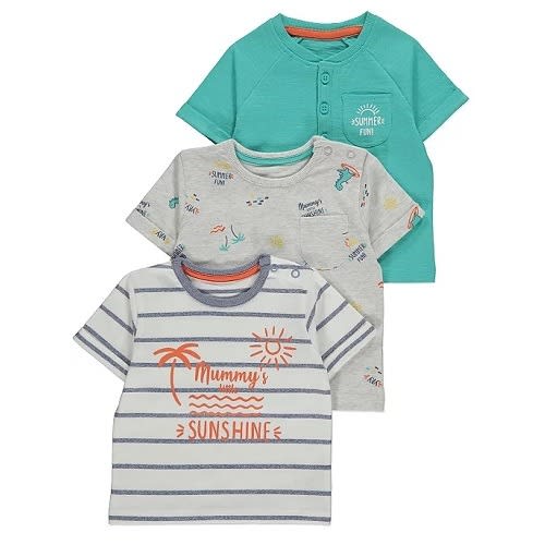 George Baby Boys T-Shirt - Pack of 3 