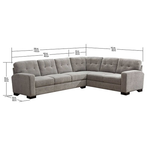 Costco Annadale Fabric Sectional Konga Online Shopping