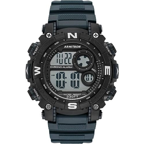 Armitron Sport Men s Digital Chronograph Resin Strap Watch 40