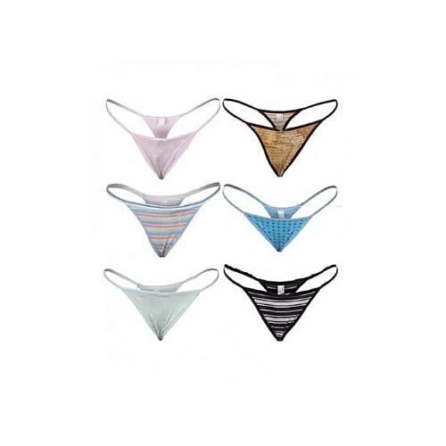 Set of 6 G-Strings - Multicolour