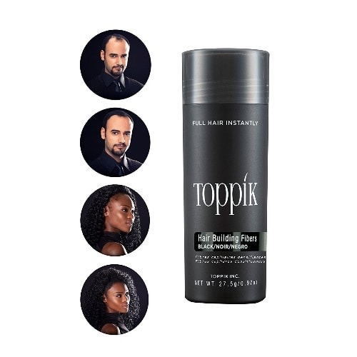 Buy Toppik Hair Building Fibers  Dark Brown 27 gm Online at Best Price   Hair Treatment