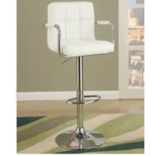 Bar Stool With Arm And Back Rest White Konga Online Shopping