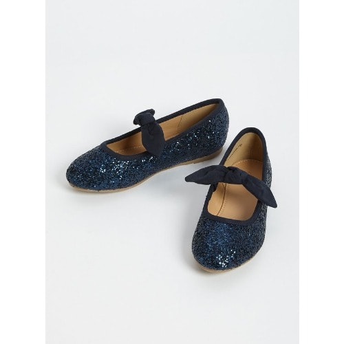 Girls navy party shoes clearance