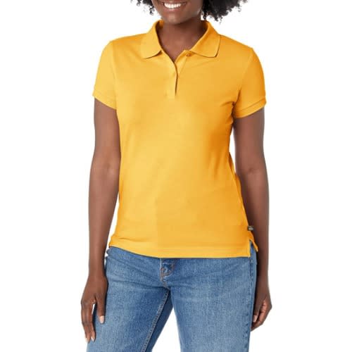 Yellow best sale polo womens