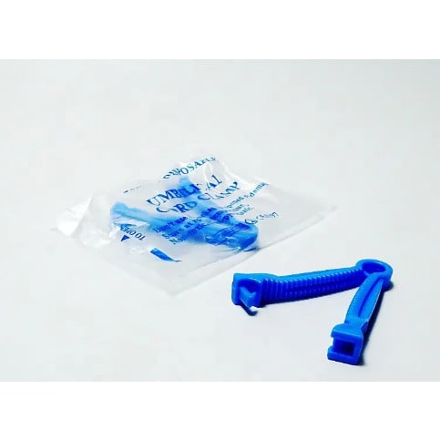 Clear & Sure Umbilical Cord Clamp Pack of 100 Pcs