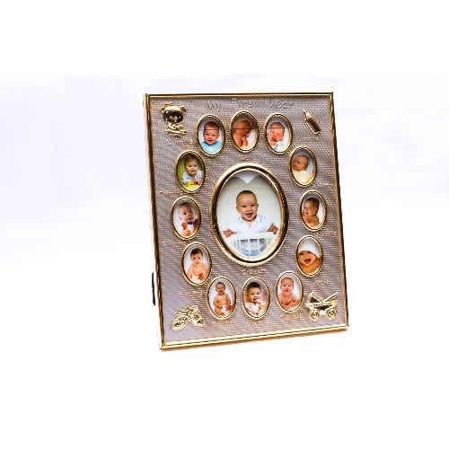 My First Year Baby First Year Picture Frame Gold Konga Online
