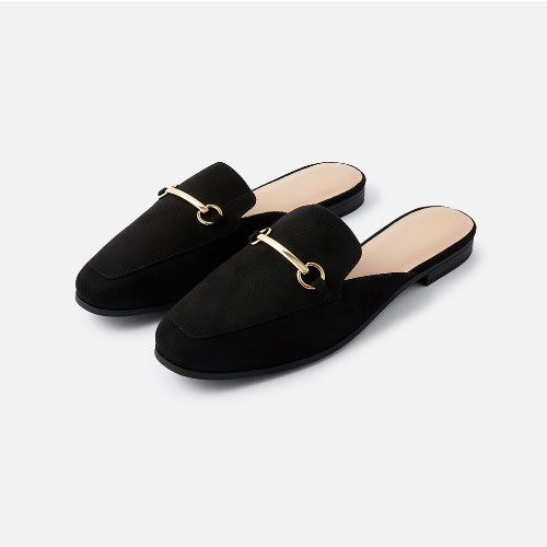 accessorize backless loafers