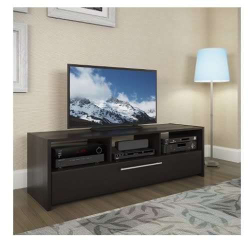 Sadia Besant Tv Stand In Wood Grain Black Konga Online Shopping