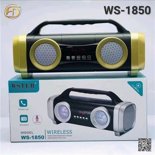 Ws-1850 Bluetooth Wireless Speaker Support Usb/tf Card/fm Radio.