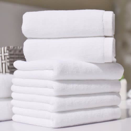 Towel set white best sale