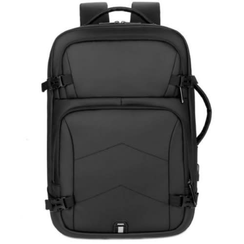 Antitheft Usb Laptop Bag Two Way Carry Laptop Backpack 17" Black