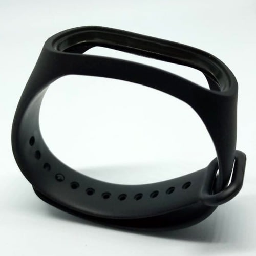 Replacement Strap For Xiaomi Mi Band 3/4 & Smart Bracelet M3,M4 - Black ...