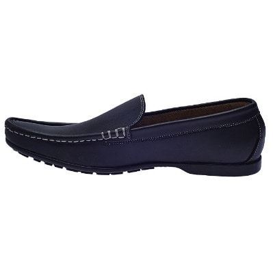 Hand-stitched Leather Loafers - Black | Konga Online Shopping