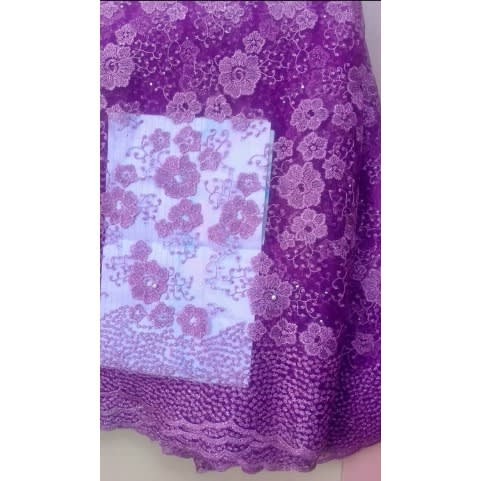 Lace fabric purple store