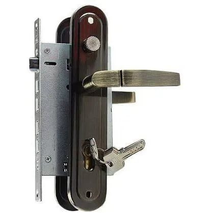 Door Security Lock And Door Handle.