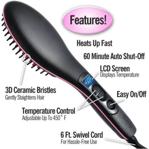 Szent peter ceramic outlet straightening brush