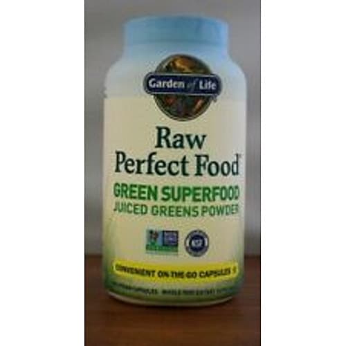 Garden Of Life Raw Perfect Food Green Superfood 240 Vegan Caps