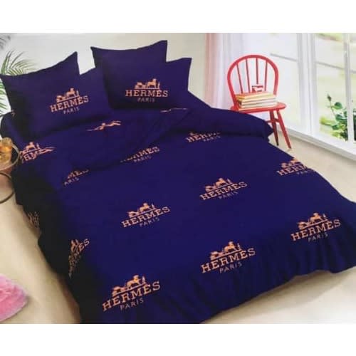 wallpapers Hermes Bed Sheets hermes inspired dark blue designer duvet bedding sets a duvet 4 pillow cases a bed sheet