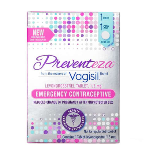 Preventeza Emergency Contraceptive Pill With Levonorgestrel.