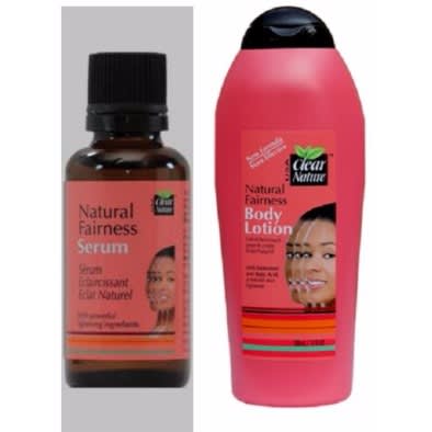clear nature body cream