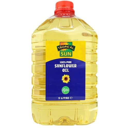 Tropical Sun 100 Pure Sunflower Oil 5 Liters Konga Online Shopping
