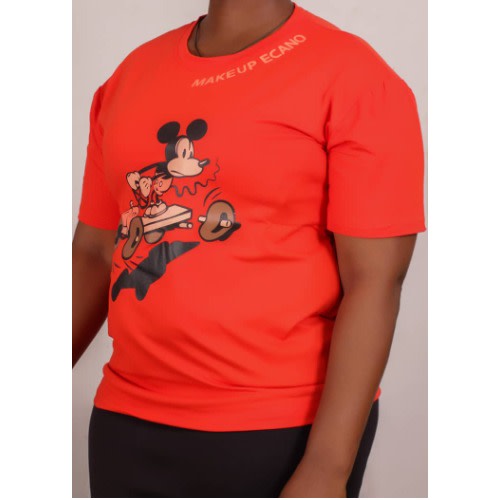 Ladies Round Neck Polo Orange Konga Online Shopping
