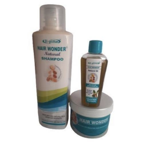 El Glittas Hair Wonder Full Kits500ml + Hair wonder Cream 200g