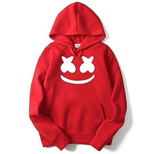 Marshmallow Print Red Hoodie Konga Online Shopping