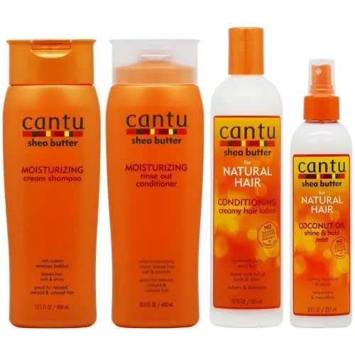 Cantu Moisturizing Shampoo Rinse Conditioning Creamy Lotion