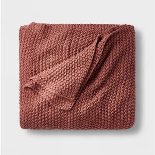 Casaluna Knit Blanket ''Dark Clay'' Full Queen Konga Online Shopping