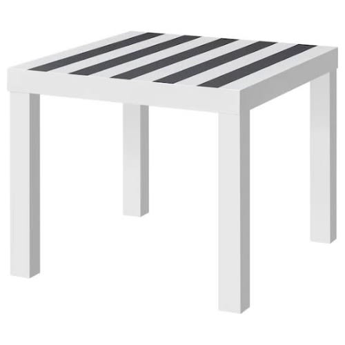 Ikea Lake Side Table White Black Konga Online Shopping