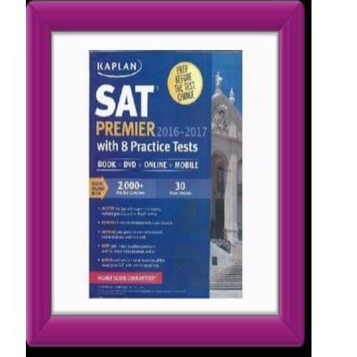 Kaplan Sat Premier 2016 2017 With 8 Practice Tests Konga Online