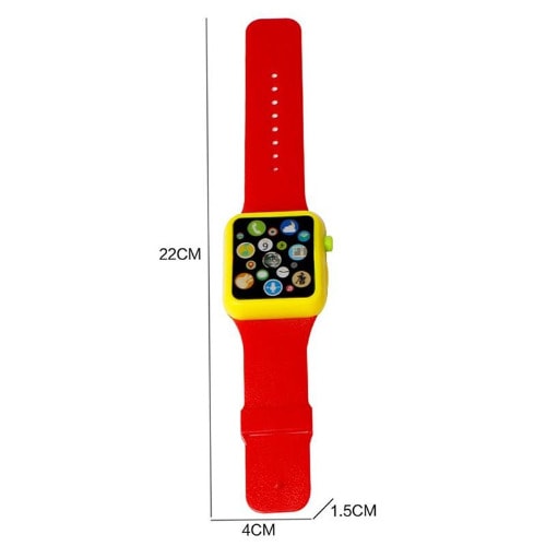 Kids Early Education 3D Touch Screen Smart Watch Red Konga