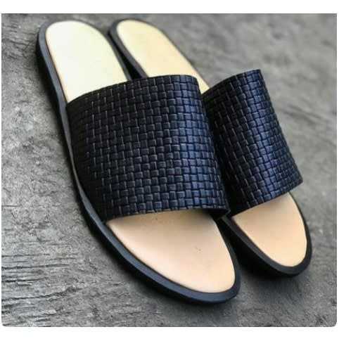 Men's Palm Slippers - Black | Konga 