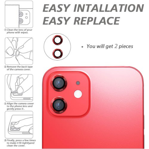 Camera Film Lens Protector For iPhone 11 Red Konga Online Shopping