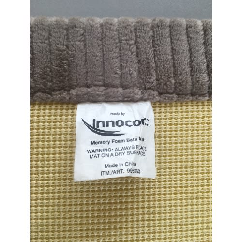 Innocor Memory Foam Bath Mat 24inch X 36inch Brown Konga Online
