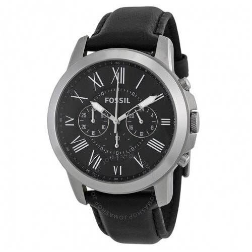 Fossil Grant Black Male Wrist Watch