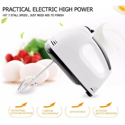 Scarlett Automatic 7 Speed Electric Hand Mixer Egg Beater Cake Baking