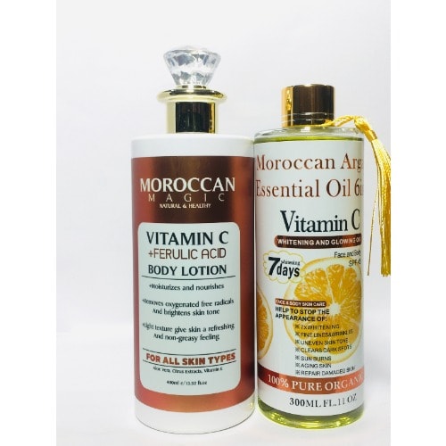 Moroccan Magic Natural And Healthy Vitamin C Body Lotion And Moroccan