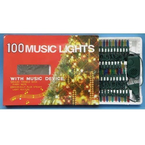 Christmas Lights 100 Music Lights With Music Device Multi Colour